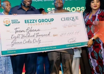 Krosbi Mensah hails Eezzy Group’s GH¢800k support for Team Ghana