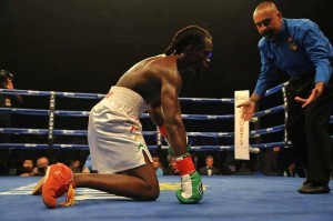 Ray Narh gets the count