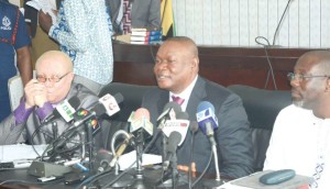 Dzamefe on Commission high table