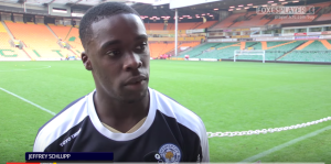 Jeffery Schlupp - His Leicester City are top of the English Premier League