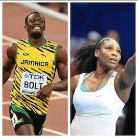 Bolt and Williams voted AIPS best athletes 2015, FC Barcelona best team, Beijing best press facility