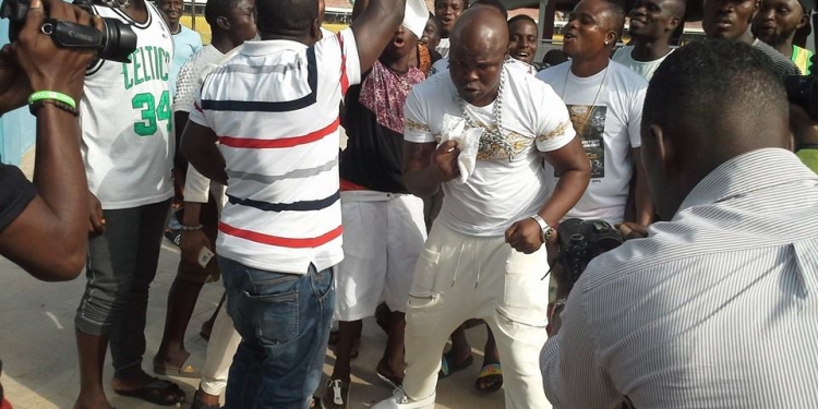 Ayitey Powers vrs Bukom Banku in Press Confab in Pictures