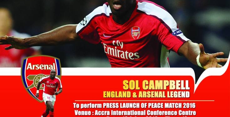 Sol Campbell Peace Match Launch