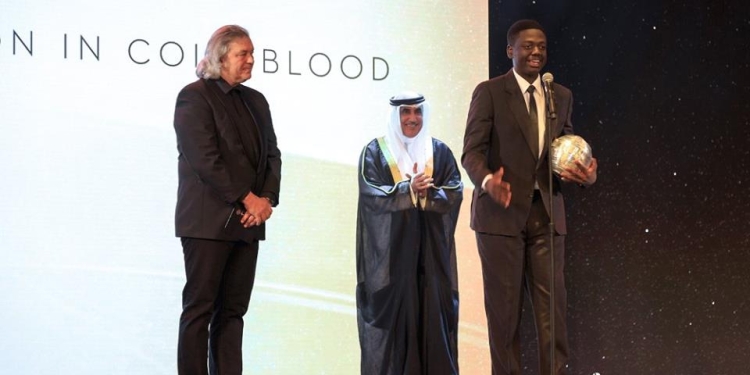 Fiifi Anaman makes Ghana proud at AIPS Media Pearl Awards