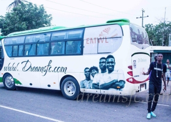 Dreams FC unveil branded team bus