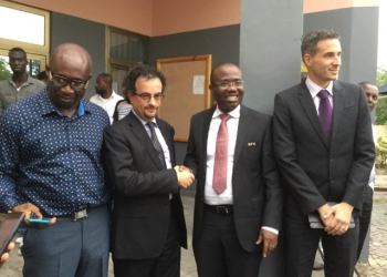 GFA and British High Commissioner smoke peace pipe