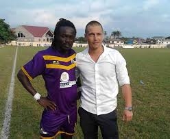 Coach Tom Strand focus on Kotok