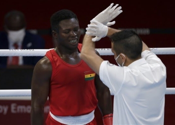 Tokyo 2020: Ghana tastes first defeat in boxing as Bayram Malkan KOs Shakul Samed