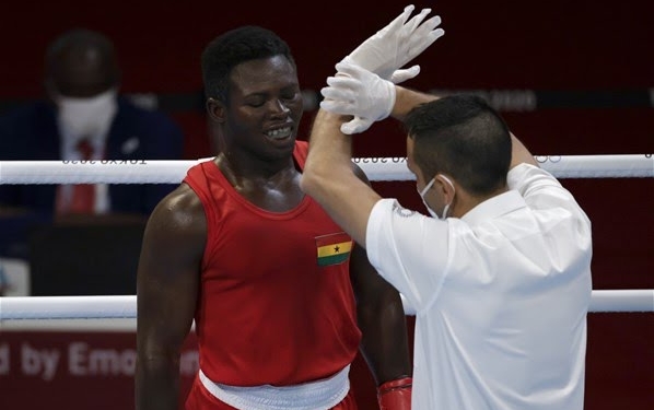 Tokyo 2020: Ghana tastes first defeat in boxing as Bayram Malkan KOs Shakul Samed