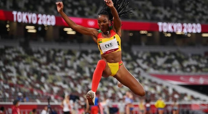 Nadia Eke fails to make a jump, exits Tokyo 2020