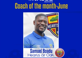 Hearts gaffer Samuel Boadu wins GPL best coach award for second straight month