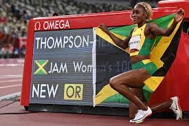 Jamaican star Elaine Thompson-Herah sets Olympic record in women’s 100 meters