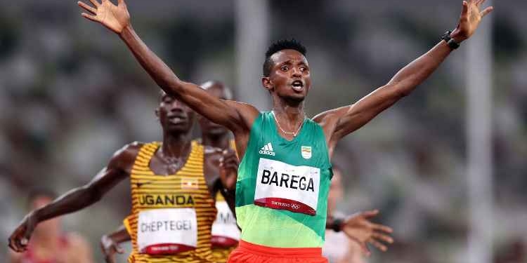 Tokyo 2020: Ethiopian Selemon Barega wins men’s 10,000 metres in all-Africa podium