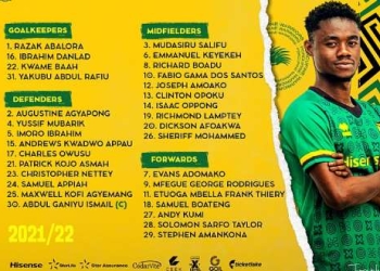 Kotoko announce 31-man squad for 2021/22 Ghana Premier League