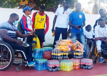 University of Education Department donate to Wheelchair Basketball Team UEW’s Physical Education Department donates items to Wheelchair Basketball Team