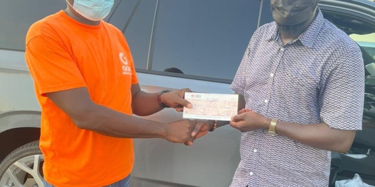 Happyman Beverages CEO Emmanuel Bortey donates GHS10,000 to Hearts of Oak after win over Wydad