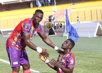 Isaac Mensah strikes to hand Hearts slim lead over Wydad in CAF Champions League