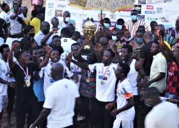 Host and win: Asenema win maiden Odwira Beach Soccer Cup