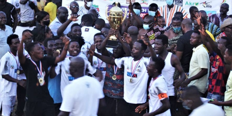 Host and win: Asenema win maiden Odwira Beach Soccer Cup