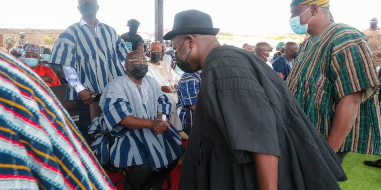 SWAG mourn with Vice President Dr. Bawumia in Walewale