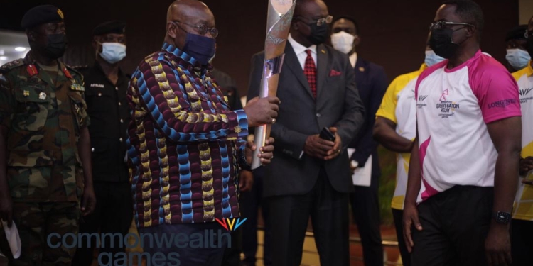 Birmingham 2022: President Akufo-Addo receives the Queen’s Baton Relay in Accra