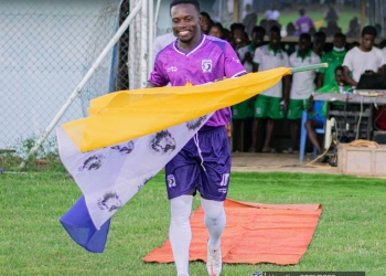 Augustine Okrah excited with debut goal for Bechem; sends STRONG warning to Kotok
