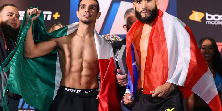 Jose Zepeda, Josue Vargas make weight for Saturday’s world title fight