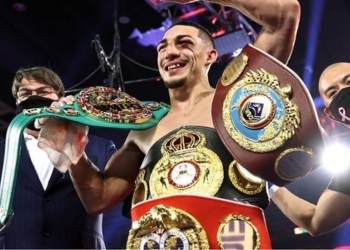 Teofimo Lopez promises to ‘punch right through’ George Kambosos in long-delayed first defence