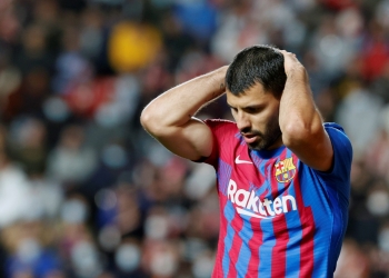 Barcelona’s Sergio Aguero ruled out for three months after heart tests