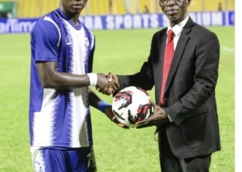 Olympics striker Maxwell Abbey Quaye fires in first hat-trick of 2021/22 season