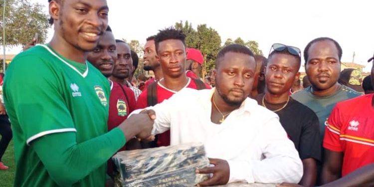 PHOTOS: Hon. Michael Aidoo donates to Kotoko stars