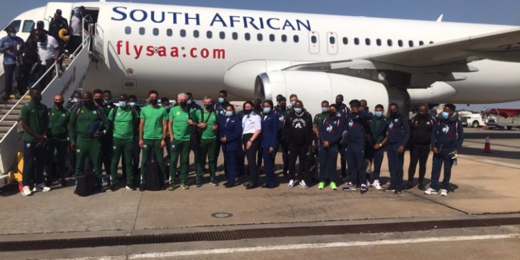 Bafana first to arrive in Ghana for Sunday’s decisive World Cup qualifier against Black Stars