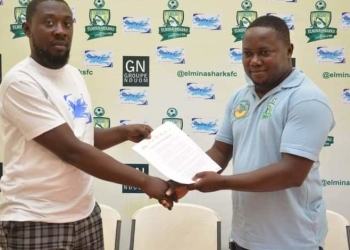 Elmina Sharks Seal Partnership Deal with Glory-filled Drinking Water
