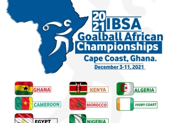 Ghana to host rest of Africa in 2021 IBSA Goalball African Championship December 3-11