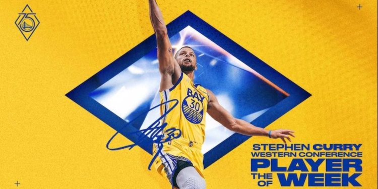 Stephen Curry Named Western Conference Player of the Week