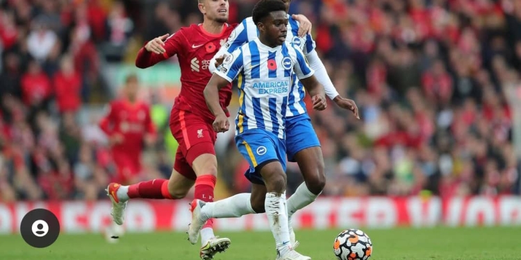 Tariq Lamptey excels as Brighton fight back to earn a point against Liverpool