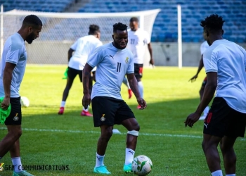 PHOTOS: Black Stars train at Orlando Stadiun for Ethiopia World Cup qualifier