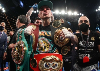 George Kambosos Jr. shocks Teofimo Lopez via split decision to become new unified lightweight world champion