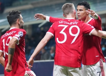 Ronaldo to the rescue again as United draws 2-2 at Atalanta