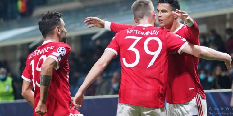 Ronaldo to the rescue again as United draws 2-2 at Atalanta