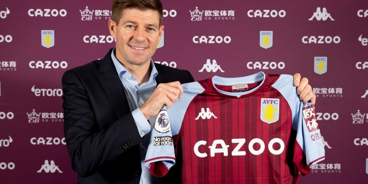 Aston Villa appoint Steven Gerrard new head coach on three-and-a-half-year deal
