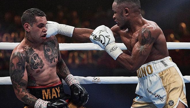 Sheriff Quaye stops Emmanuel Amos in 3 to win WBO Africa lightweight title