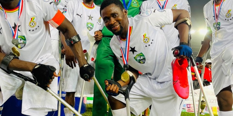 Ghana beat Liberia 3-2 to win Africa Amputee Football Cup