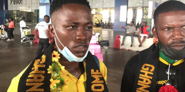 Sheriff Quaye’s opponent Emmanuel Amos arrives in Ghana for WBO Africa fight