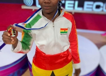 PHOTOS: Winnifred Ntumi qualifies for Commonwealth Games after winning bronze in Weightlifting qualifier in Uzbekistan