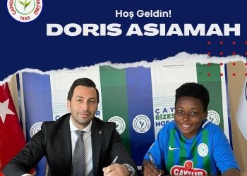Doris Asiamah signs first professional contract in Turkey