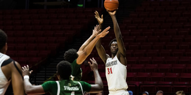 Mensah leads all players in scoring in San Diego State University win