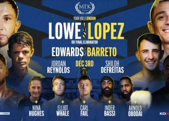 Friday: Luis Alberto Lopez-Isaac Lowe Featherweight Title Eliminator