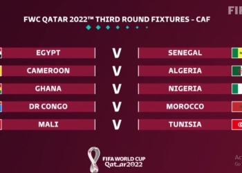 Ghana drawn against Nigeria in 2022 FIFA World Cup playoffs