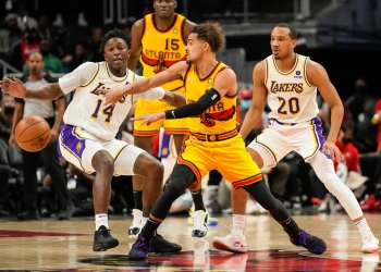 Hawks Defeat Lakers 129-121, Trae Young Scores 36 Points for 7th straight win